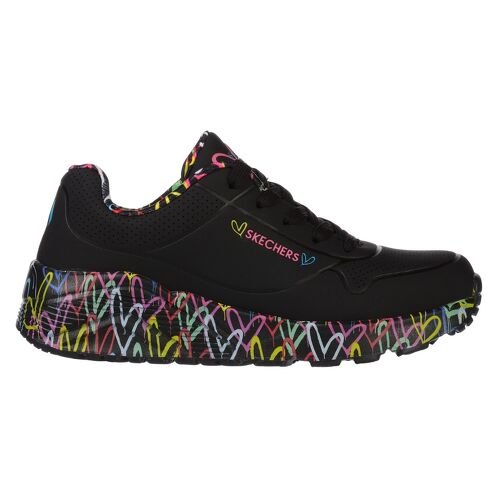 Pantofi sport SKECHERS pentru copii UNO LITE - LOVEY LUV - 314976LBKMT